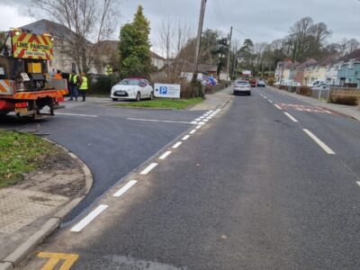 Road lining Batley Batley